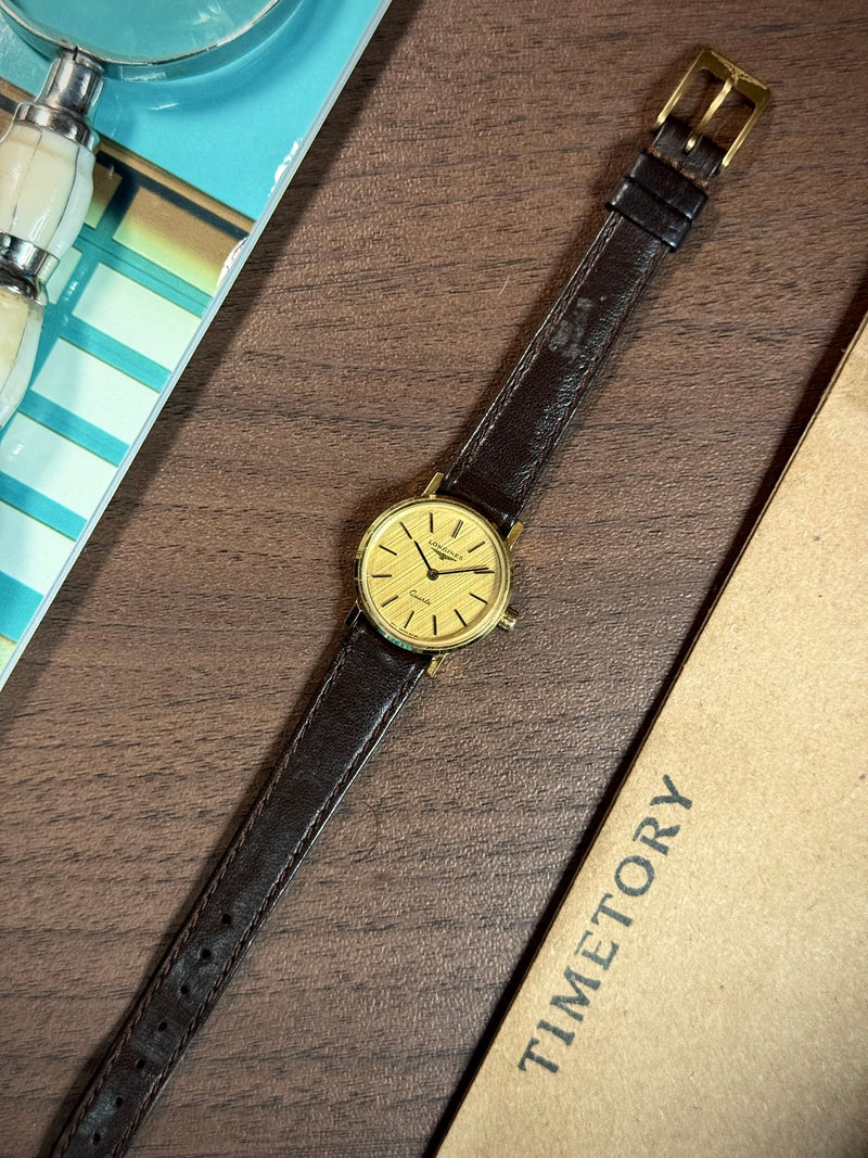 Longines Présence Gold Sunburst
