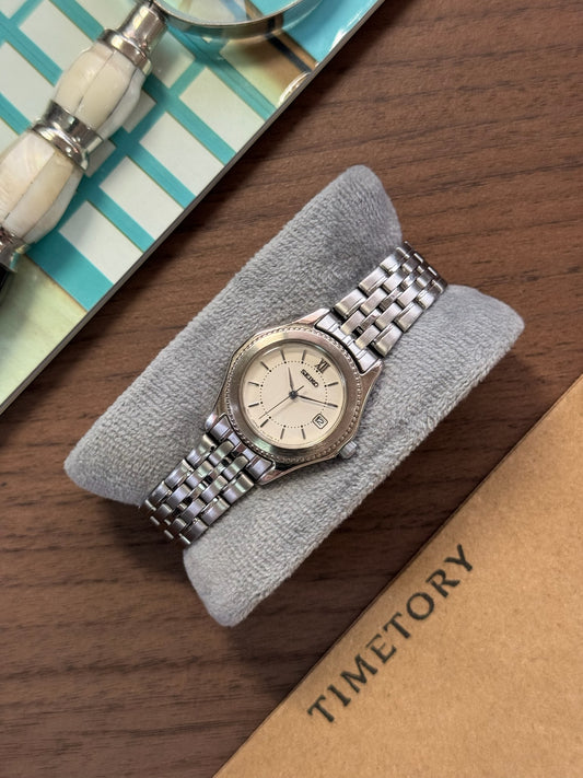 Seiko Dress Elegant Cream Dial