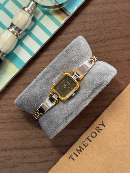 Seiko Quartz Two-Tone Tank