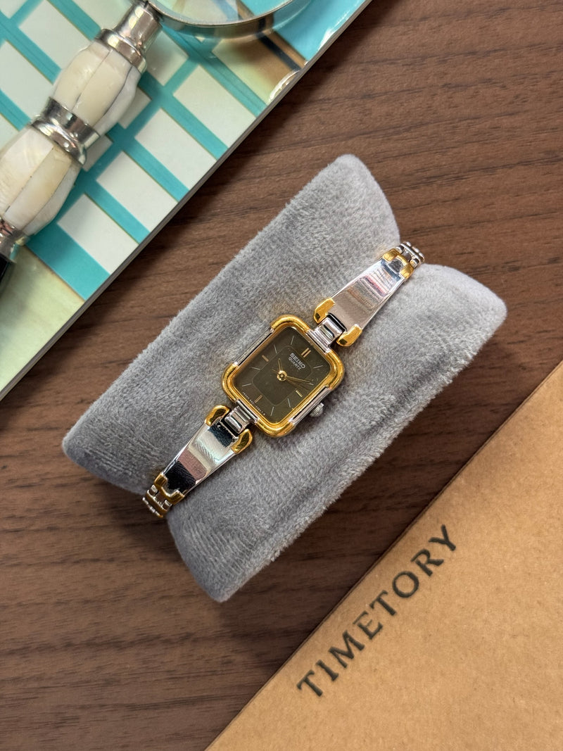 Seiko Quartz Two-Tone Tank